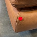 Open Box: Haven Loft Leather Sofa (86") - Ludlow Leather,Sesame, Pecan
