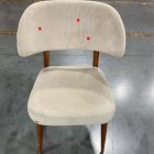 Open Box: Hyde Dining Chair - Deluxe Velvet Clay, Cool Walnut