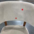 Open Box: Hyde Dining Chair - Deluxe Velvet Clay, Cool Walnut