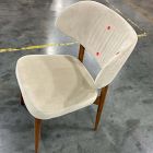 Open Box: Hyde Dining Chair - Deluxe Velvet Clay, Cool Walnut