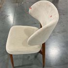 Open Box: Hyde Dining Chair - Deluxe Velvet Clay, Cool Walnut
