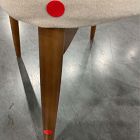 Open Box: Hyde Dining Chair - Deluxe Velvet Clay, Cool Walnut