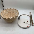 Open Box: Rattan Bubble Floor Lamp (60") - Natural