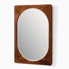 Open Box: Tate Wood Rectangle Wall Mirror (24"W x 36"H) - Cool Walnut