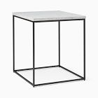 Streamline Square Side Table (20") - Marble