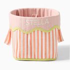Pink Chicken Stripe Diaper Caddy