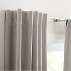 Swoop Blackout Curtain Rod - Brushed Nickel