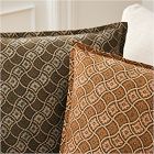 Diamond Floral Lattice Pillow Cover