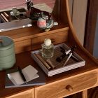 Emma Chamberlain Two-Tone Curved Wood Vanity (30")