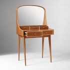 Emma Chamberlain Two-Tone Curved Wood Vanity (30")