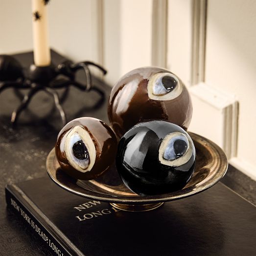Halloween Frankenstein Eye Bowl Fill (Set of 3) by West Elm