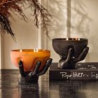 Spooky Hand Filled Glass Candles
