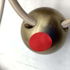 Open Box: Piero Pendant (20") - Eggshell, Antique Brass