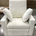 Open Box: Harmony Swivel Glider Manual Recliner - Performance Yarn Dyed Linen Weave Alabaster