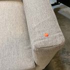 Open Box: Oliver Sofa (72") - Twill Dove, Light Walnut