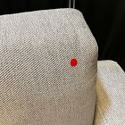 Open Box: Oliver Sofa (72") - Twill Dove, Light Walnut