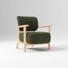 Open Box: Sylvan Chair - Performance Distressed Velvet Tarragon, Blonde