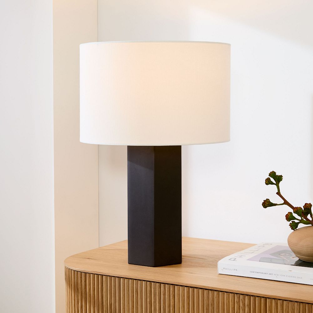 Culver Metal Table Lamp (20"-24") - Dark Bronze by West Elm