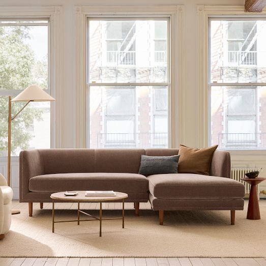 Marcel 2-Piece Chaise Sectional (95"-105") by West Elm