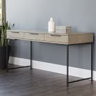 Slim Leg 3-Drawer Desk (59")