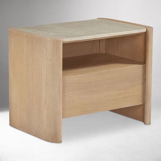 Eckford Bottichino Marble Nightstand (28") by West Elm
