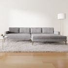 Andes 2-Piece Double Wide Chaise Sectional (117"&ndash;138")