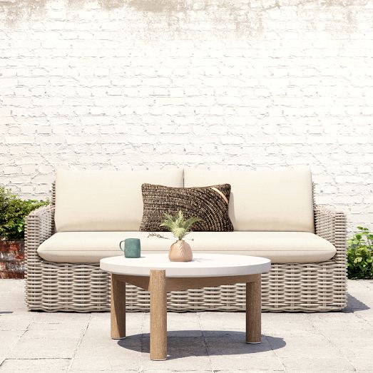 Westport Wicker Slim Profile Outdoor Sofa | West Elm