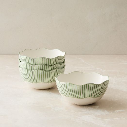 Wiggle Cereal Bowls by West Elm