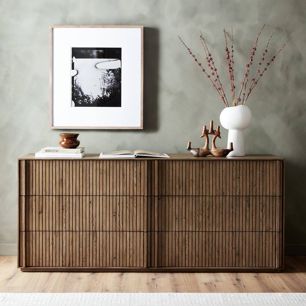 Zahra Oak 6-Drawer Dresser (75") by West Elm