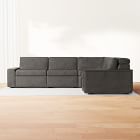 Enzo Leather 5-Piece L-Shaped Reclining Sectional (114")