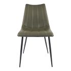 Modern Channeled Back Dining Chair (Set of 2)