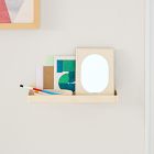 Modern Dorm Entryway Storage Shelf Mirror (12")