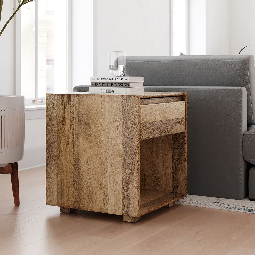 Anton Solid Wood Side Table (20") by West Elm