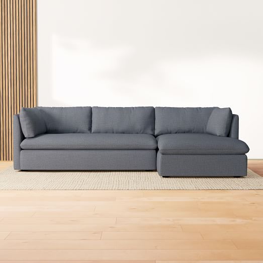 Shelter 2-Piece Chaise Sectional (105") by West Elm