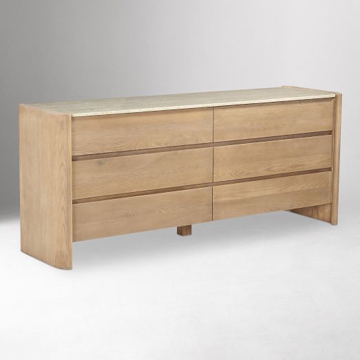 Eckford Bottichino Marble 6-Drawer Dresser (72") by West Elm