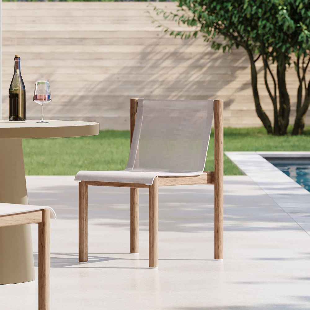 Cusco Outdoor Textilene® Stacking Dining Chair (Set of 2) by West Elm