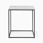 Streamline Square Side Table (20") - Marble