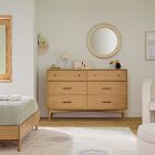 Kids Mid-Century 6-Drawer Dresser (56")