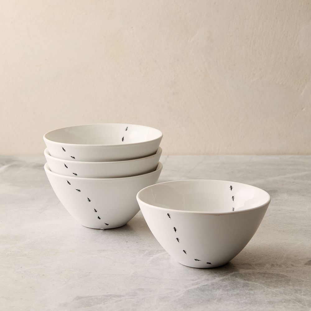 Halloween Antics Ceramic Dip Bowl Set by West Elm