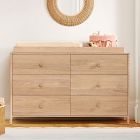 Josephine 6-Drawer Wide Dresser with Removable Topper (57")