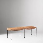 Andalusia Indoor/Outdoor Woven Bench (58")