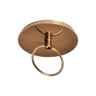 Brigitte Rattan Scallop Bell Pendant (20")
