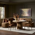 Everyly L-Shaped Dining Banquette (89"&ndash;127")