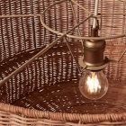 Jenni Two-Tier Handwoven Pendant (24")