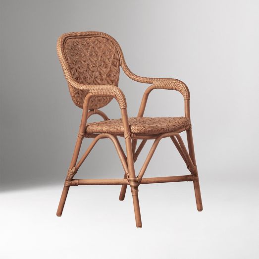Maru Rattan Dining Arm Chair by West Elm