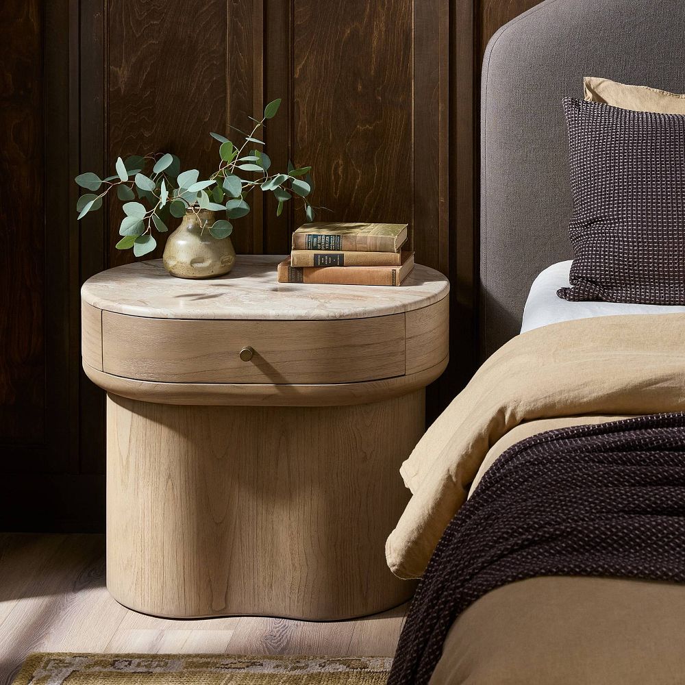 Deacon Marble Grand Nightstand (30") by West Elm