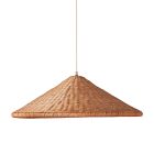Dempsey Rattan Pendant (32.25")