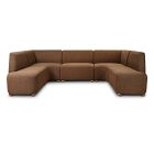 Everyly U-Shaped Dining Banquette (118"&ndash;128")