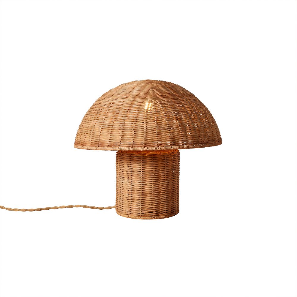 Halen Rattan Table Lamp (14") by West Elm