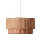 Jenni Two-Tier Handwoven Pendant (24")